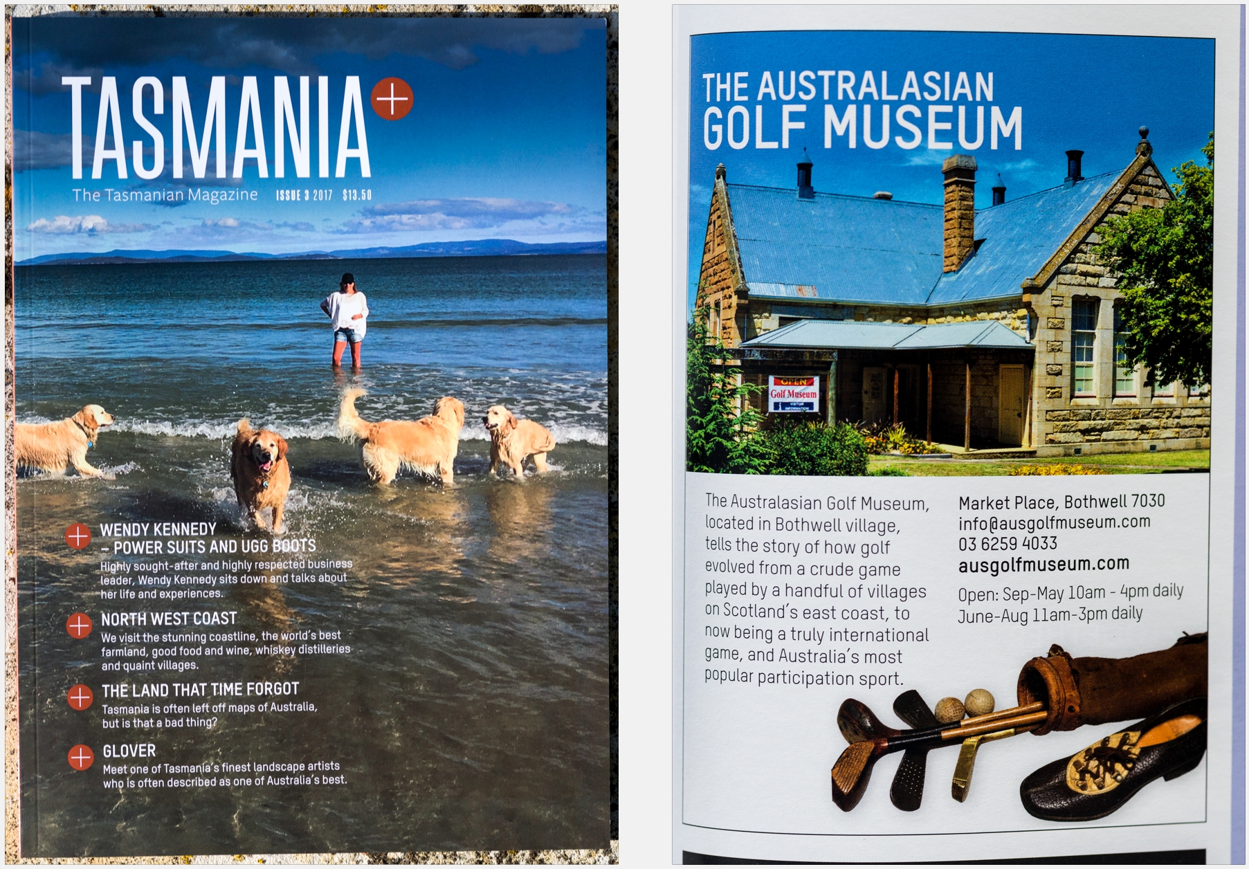 Ad for Australiasian Golf Museum Images _RLC8863 and _RLC8927